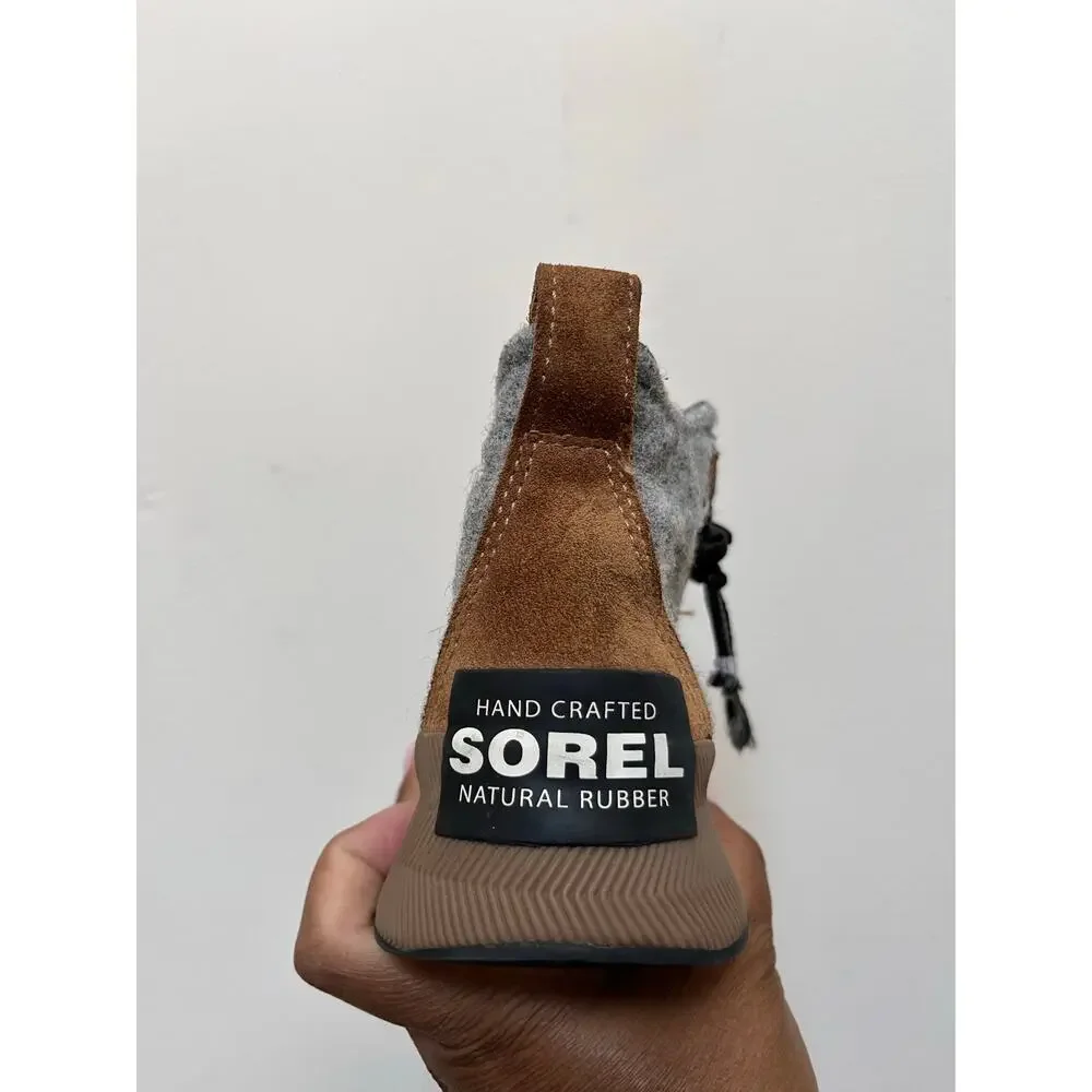 Sorel Kids Out N About Classic Waterproof Lace Up Boots Size 1 Unisex Flaw